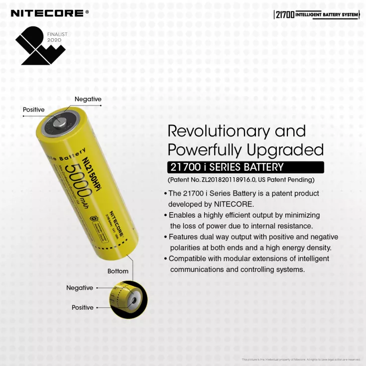 Nitecore 21700 Intelligent Battery System 6 Nitecore 21700 Intelligent Battery System - Image 4