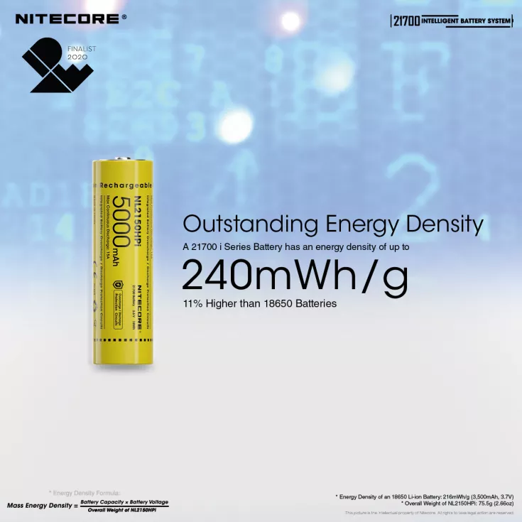 Nitecore 21700 Intelligent Battery System 7 Nitecore 21700 Intelligent Battery System - Image 5
