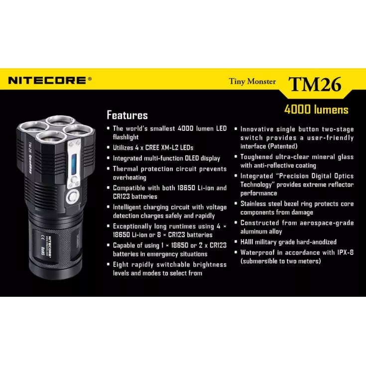 Nitecore TM26 14 Nitecore TM26 - Image 12