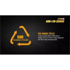 Fenix ARB-L18 18650 3500U Battery -Outdoor Equipment ARB L18 3500U 6