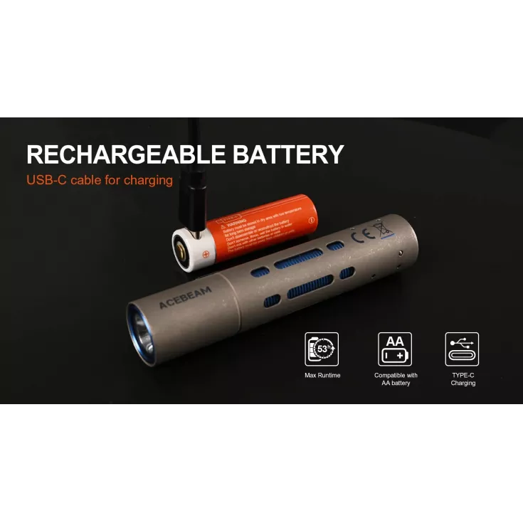 Acebeam Rider RX - Titanium 6 Acebeam Rider RX - Titanium - Image 4