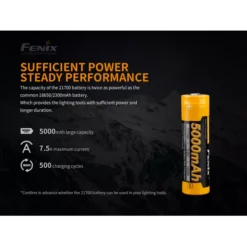 Fenix ARB-L21-5000 21700 Battery 11 Fenix ARB-L21-5000 21700 Battery -Outdoor Equipment Fenix ARB L21 5000 2