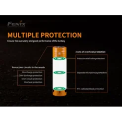 Fenix ARB-L21-5000U 21700 Battery -Outdoor Equipment Fenix ARB L21 5000UU 21700 4