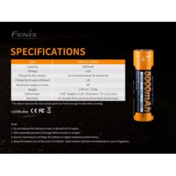 Fenix ARB-L21-5000U 21700 Battery -Outdoor Equipment Fenix ARB L21 5000UU 21700 7