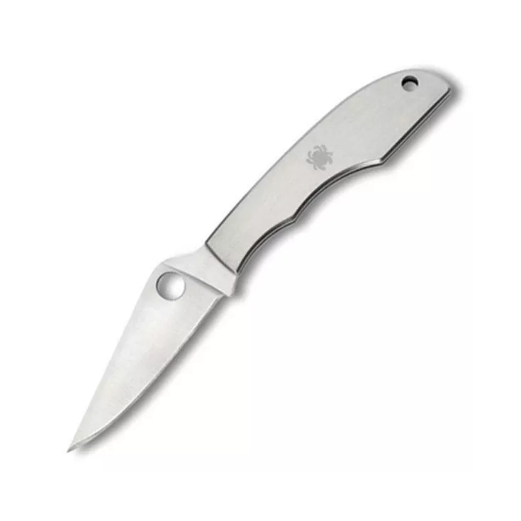Spyderco Grasshopper SlipIt - Stainless Handle & Plain Blade 3 Spyderco Grasshopper SlipIt - Stainless Handle & Plain Blade