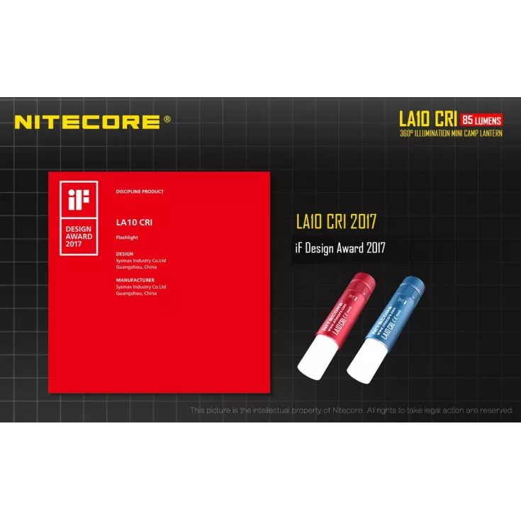 Nitecore LA10 CRI Mini Camping Lantern 4 Nitecore LA10 CRI Mini Camping Lantern - Image 2
