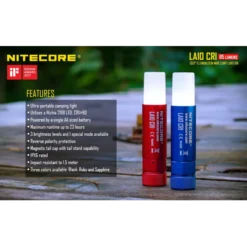 Nitecore LA10 CRI Mini Camping Lantern 25 Nitecore LA10 CRI Mini Camping Lantern -Outdoor Equipment LA10CRI 11