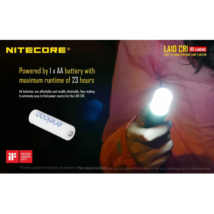 Nitecore LA10 CRI Mini Camping Lantern 7 Nitecore LA10 CRI Mini Camping Lantern - Image 5