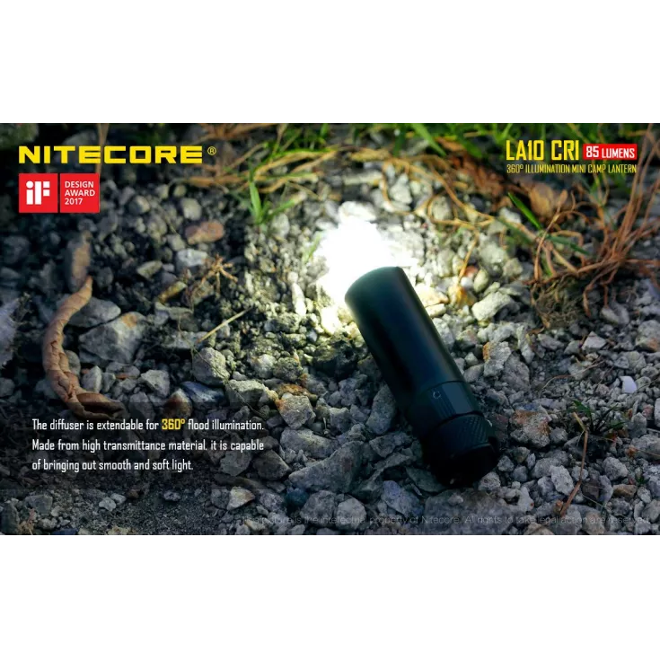 Nitecore LA10 CRI Mini Camping Lantern 9 Nitecore LA10 CRI Mini Camping Lantern - Image 7