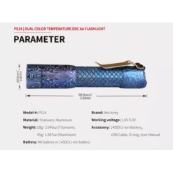 MecArmy PS14 Titanium 23 MecArmy PS14 Titanium -Outdoor Equipment MecArmy PS14 TI 9