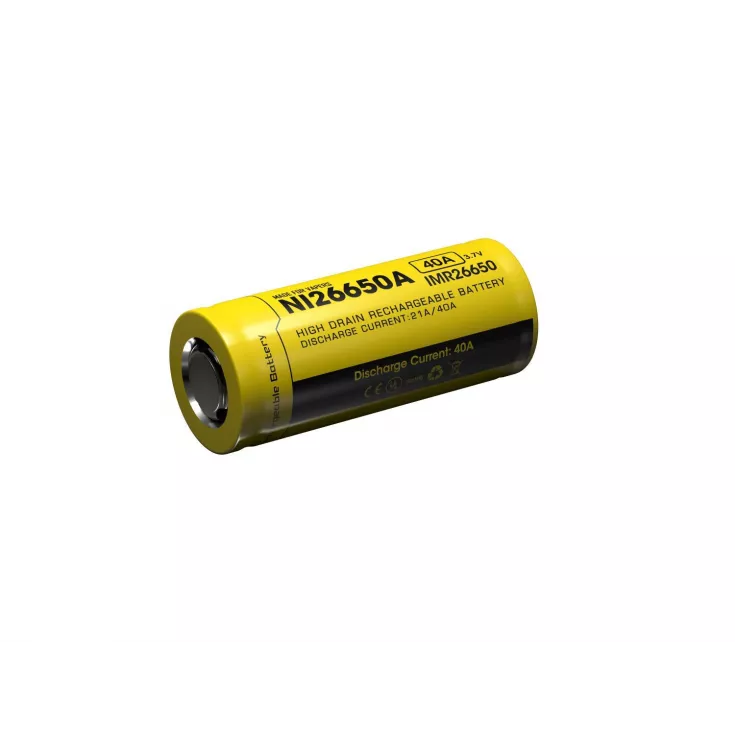 Nitecore Flat Top IMR 26650 Li-Mn Battery 4200mAh NI26650A 3 Nitecore Flat Top IMR 26650 Li-Mn Battery 4200mAh NI26650A