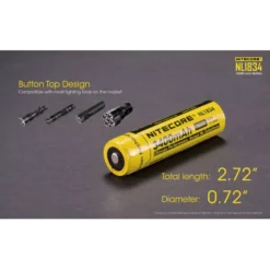Nitecore 18650 Li-ion Battery (3400mAh) NL1834 -Outdoor Equipment NL1834 5