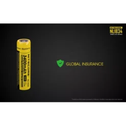 Nitecore 18650 Li-ion Battery (3400mAh) NL1834 -Outdoor Equipment NL1834 8