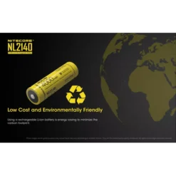 Nitecore 21700 NL2140 Li-ion Battery (4000mAh) -Outdoor Equipment NL2140 6