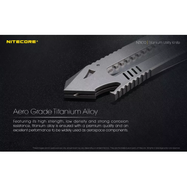 Nitecore NTK10 Titanium Knife 4 Nitecore NTK10 Titanium Knife - Image 2