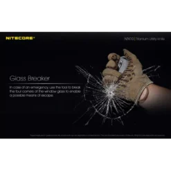 Nitecore NTK10 Titanium Knife 24 Nitecore NTK10 Titanium Knife -Outdoor Equipment NTK10 10