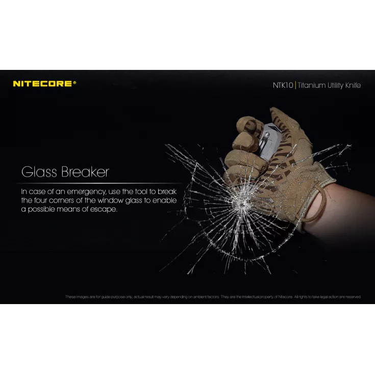 Nitecore NTK10 Titanium Knife 13 Nitecore NTK10 Titanium Knife - Image 11