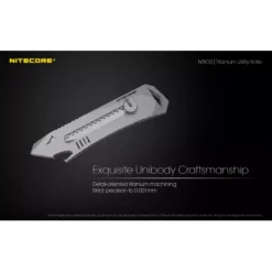 Nitecore NTK10 Titanium Knife 16 Nitecore NTK10 Titanium Knife -Outdoor Equipment NTK10 2