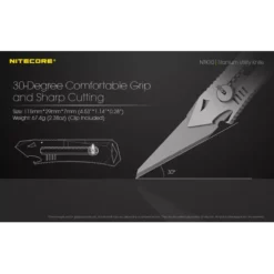 Nitecore NTK10 Titanium Knife 19 Nitecore NTK10 Titanium Knife -Outdoor Equipment NTK10 5