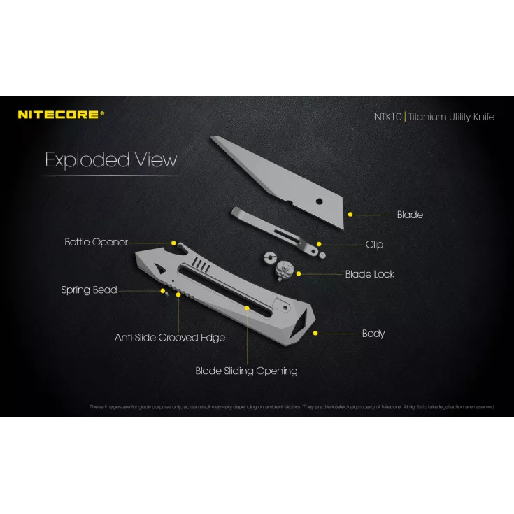 Nitecore NTK10 Titanium Knife 12 Nitecore NTK10 Titanium Knife - Image 10