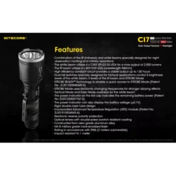 Nitecore CI7 -Outdoor Equipment Nitecore CI7 10