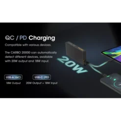 Nitecore Carbo 20000 Power Bank -Outdoor Equipment Nitecore Carbo 20000 7