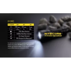 Nitecore EF1 18 Nitecore EF1 -Outdoor Equipment Nitecore EF1 Spec