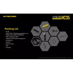 Nitecore HC35 -Outdoor Equipment Nitecore HC35 9
