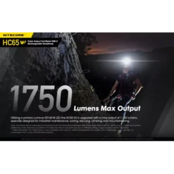 Nitecore HC65 V2 -Outdoor Equipment Nitecore HC65 V2 2