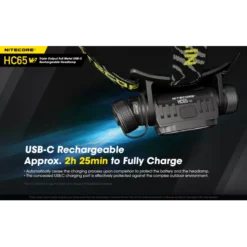 Nitecore HC65 V2 -Outdoor Equipment Nitecore HC65 V2 6