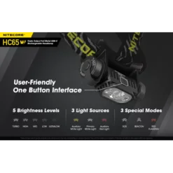 Nitecore HC65 V2 -Outdoor Equipment Nitecore HC65 V2 7