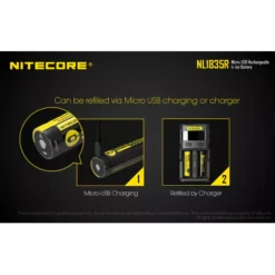 Nitecore NL1835R Micro-USB 18650 3500mAh Li-ion Battery -Outdoor Equipment Nitecore NL1835R 1