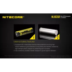 Nitecore NL1835R Micro-USB 18650 3500mAh Li-ion Battery -Outdoor Equipment Nitecore NL1835R 5