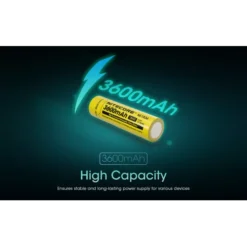 Nitecore 18650 Li-ion Battery (3600mAh) NL1836 -Outdoor Equipment Nitecore NL1836 2