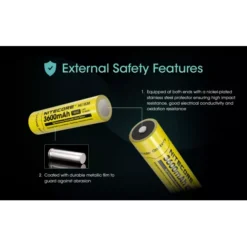 Nitecore 18650 Li-ion Battery (3600mAh) NL1836 -Outdoor Equipment Nitecore NL1836 5