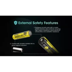 Nitecore NL1836R USB-C 18650 3600mAh Li-ion Battery -Outdoor Equipment Nitecore NL1836R 7
