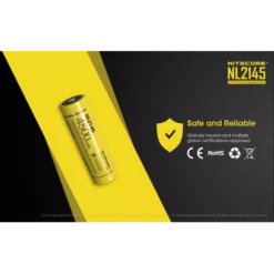 Nitecore 21700 NL2145 Li-ion Battery (4500mAh) -Outdoor Equipment Nitecore NL2145 7