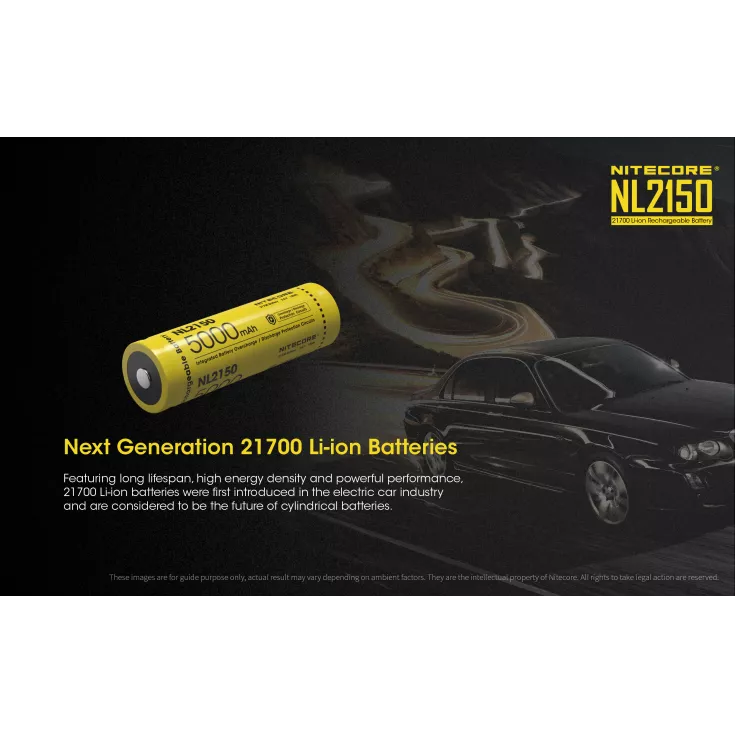 Nitecore 21700 NL2150 Li-ion Battery (5000mAh) 5 Nitecore 21700 NL2150 Li-ion Battery (5000mAh) - Image 3