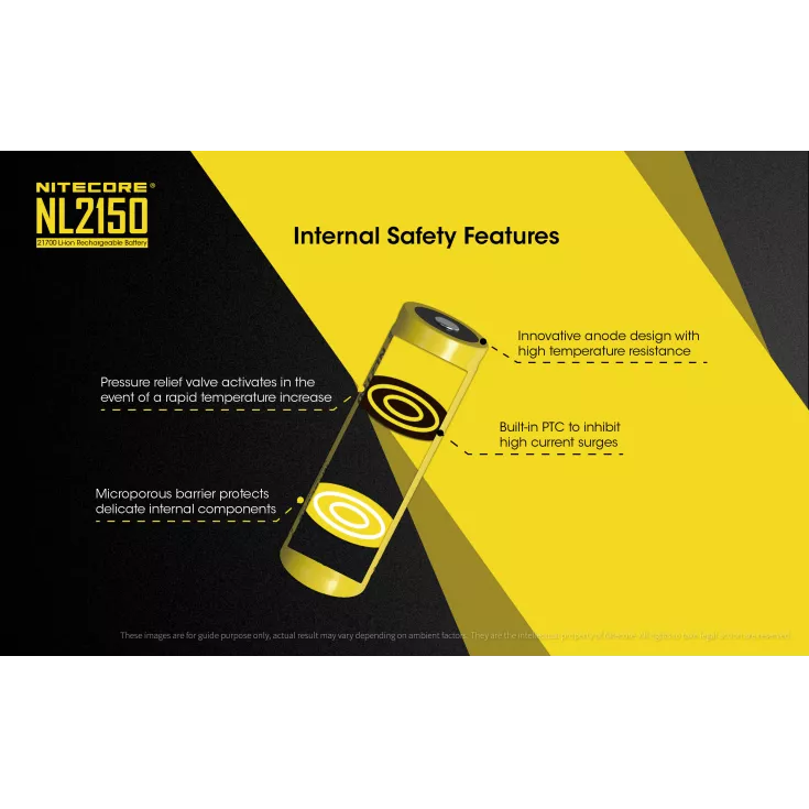 Nitecore 21700 NL2150 Li-ion Battery (5000mAh) 6 Nitecore 21700 NL2150 Li-ion Battery (5000mAh) - Image 4