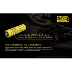 Nitecore 21700 NL2150HP Li-ion High Performance (5000mAh) -Outdoor Equipment Nitecore NL2150HP 2