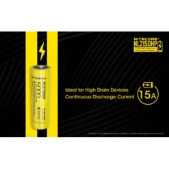 Nitecore 21700 NL2150HP Li-ion High Performance (5000mAh) -Outdoor Equipment Nitecore NL2150HP 3