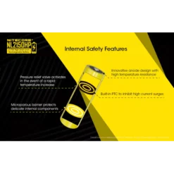 Nitecore 21700 NL2150HP Li-ion High Performance (5000mAh) -Outdoor Equipment Nitecore NL2150HP 4