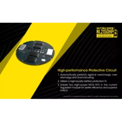 Nitecore 21700 NL2150HP Li-ion High Performance (5000mAh) -Outdoor Equipment Nitecore NL2150HP 6