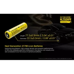 Nitecore 21700 NL2150HPR USB-C 15A Li-ion Battery -Outdoor Equipment Nitecore NL2150HPR 2