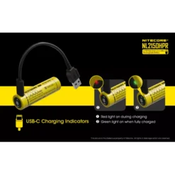 Nitecore 21700 NL2150HPR USB-C 15A Li-ion Battery -Outdoor Equipment Nitecore NL2150HPR 6