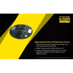 Nitecore 21700 NL2150HPR USB-C 15A Li-ion Battery -Outdoor Equipment Nitecore NL2150HPR 7