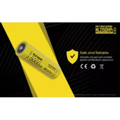 Nitecore 21700 NL2150HPi Li-ion 15A Battery (5000mAH) -Outdoor Equipment Nitecore NL2150HPi 9