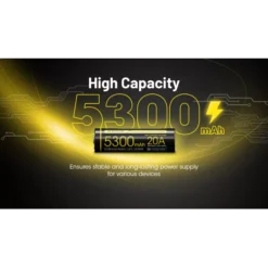 Nitecore 21700 NL2153HPi Li-ion 20A Battery (5300mAh) -Outdoor Equipment Nitecore NL2153HPi 4