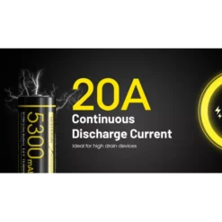 Nitecore 21700 NL2153HPi Li-ion 20A Battery (5300mAh) -Outdoor Equipment Nitecore NL2153HPi 5