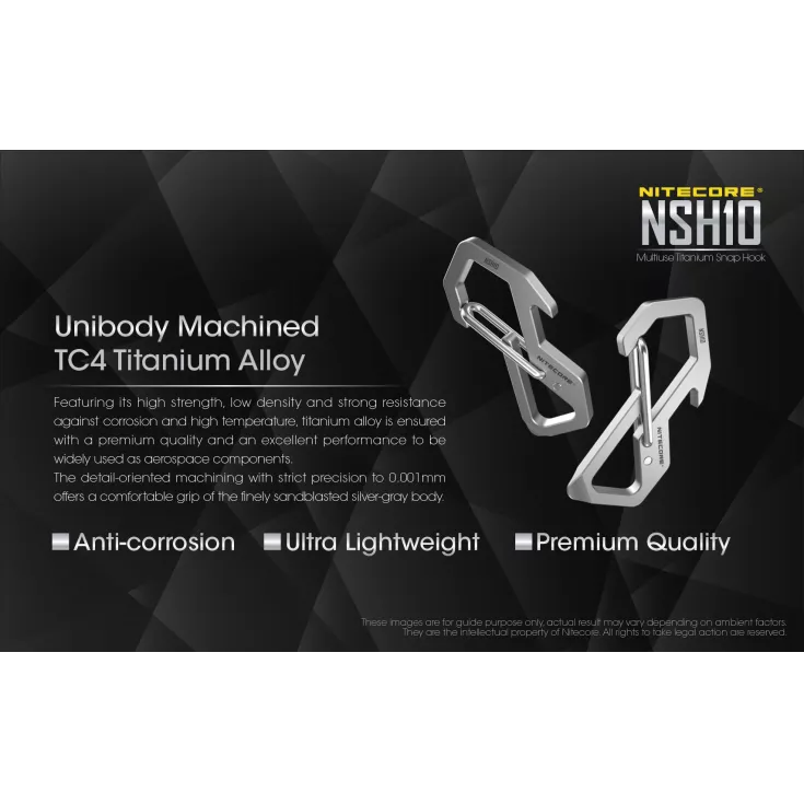 Nitecore NSH10 Snap Hook 5 Nitecore NSH10 Snap Hook - Image 3